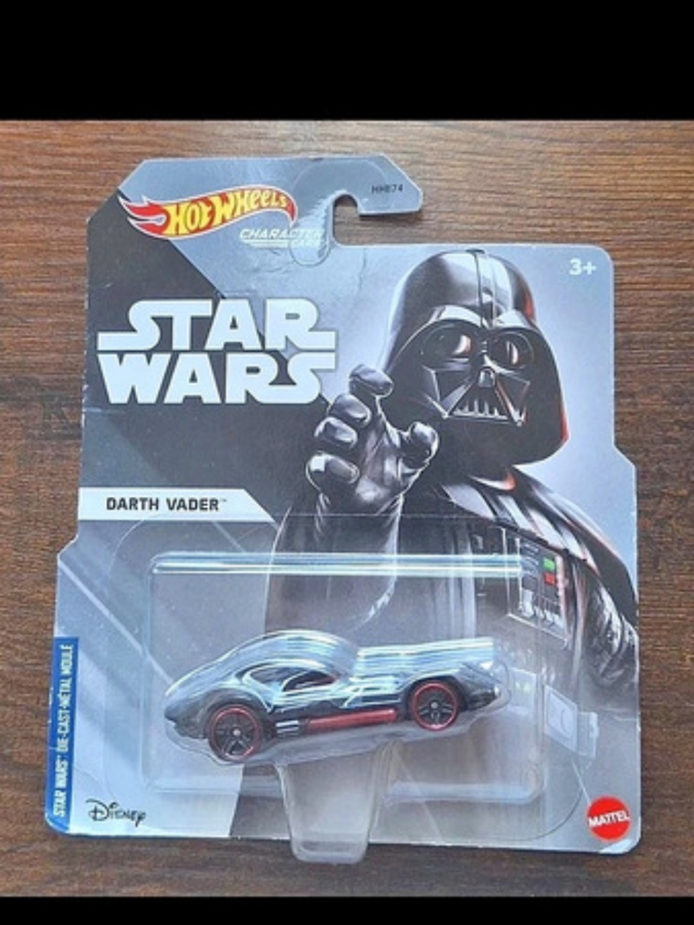 Hot Wheels Star Wars Darth Vader Character Car Die-Cast